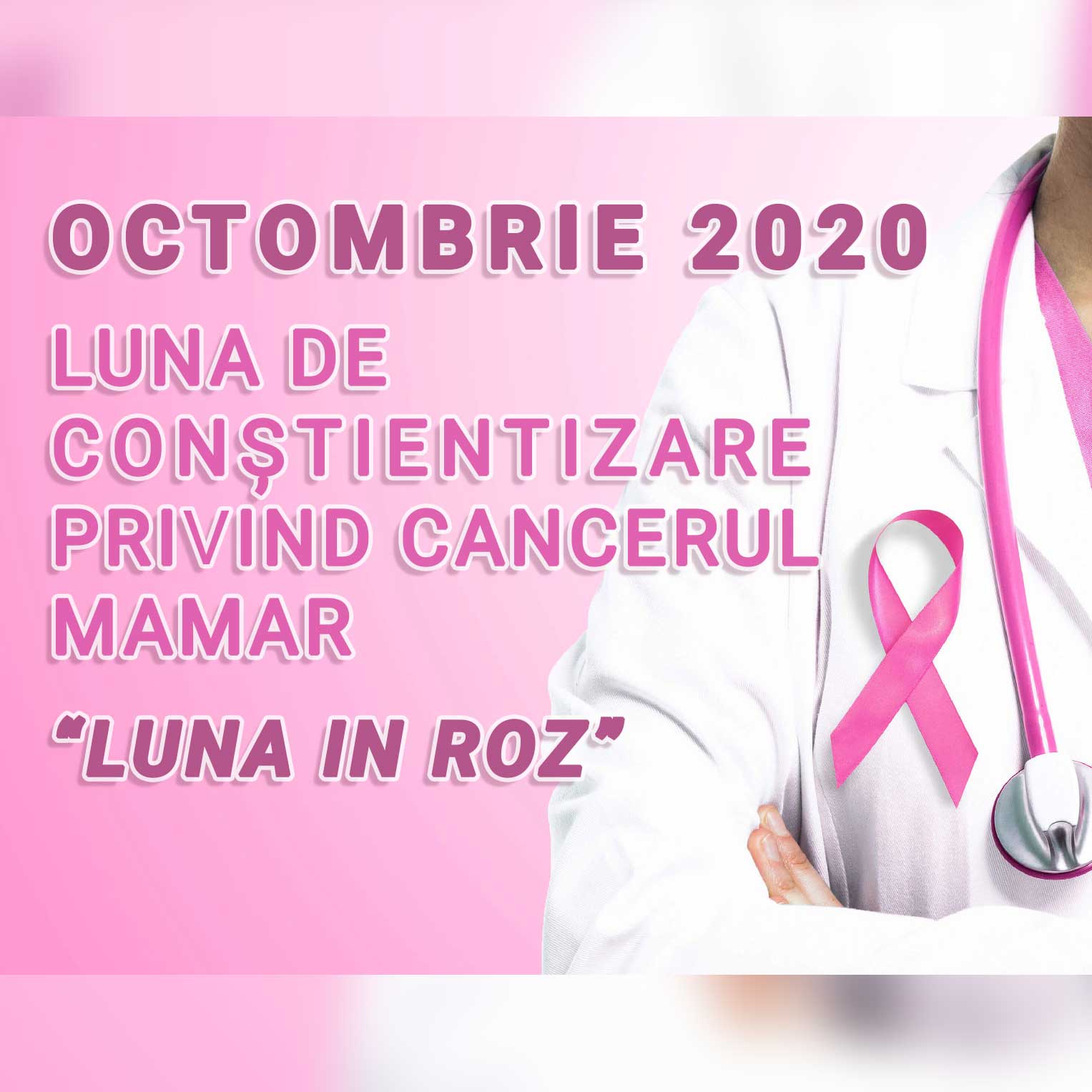 Octombrie – luna dedicată conștientizării si prevenției cancerului de sân.