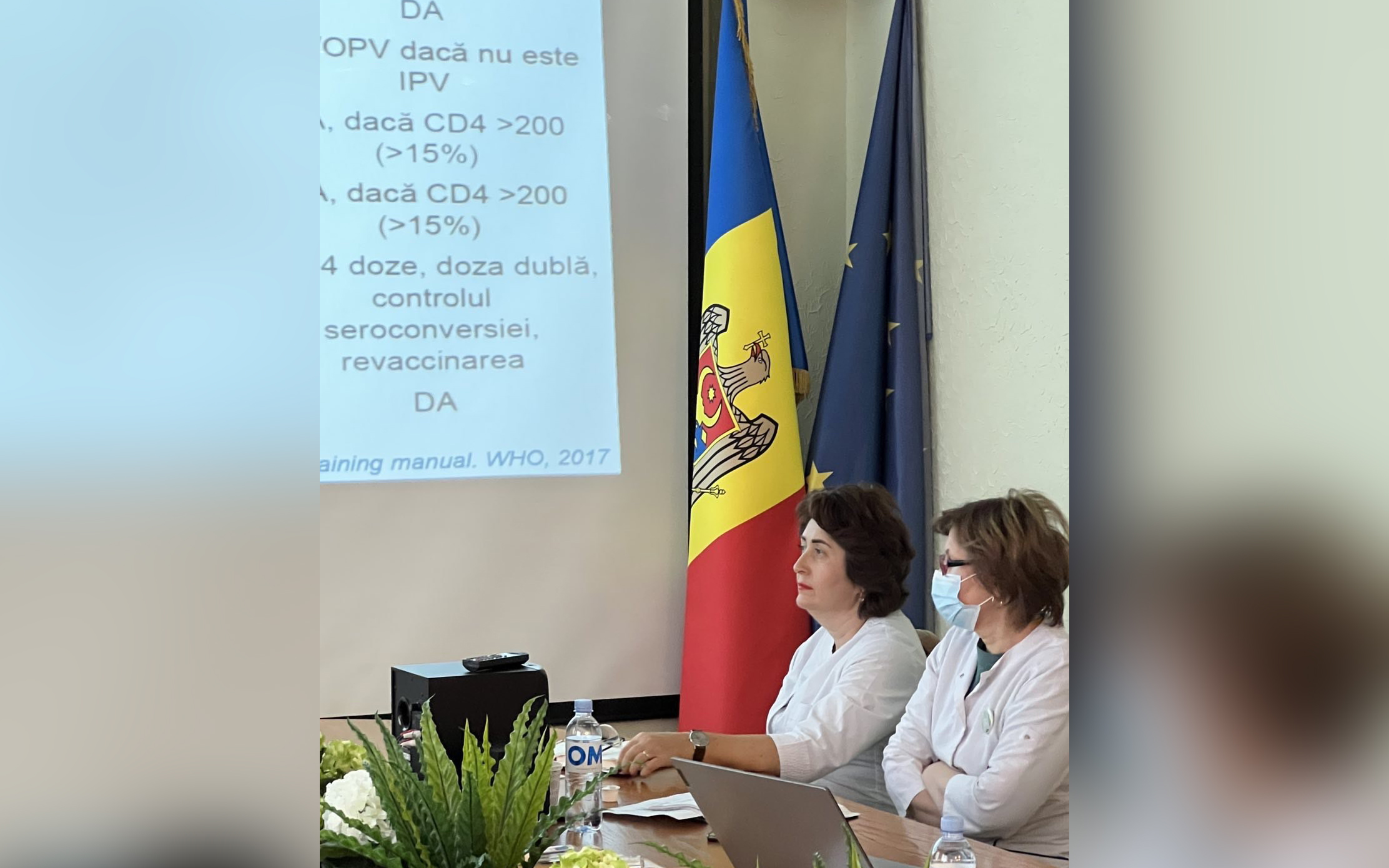 atelierul de informare a lucrătorilor medicali privind contraindicațiile la vaccinare și Evenimentele Adverse post Imunizare.