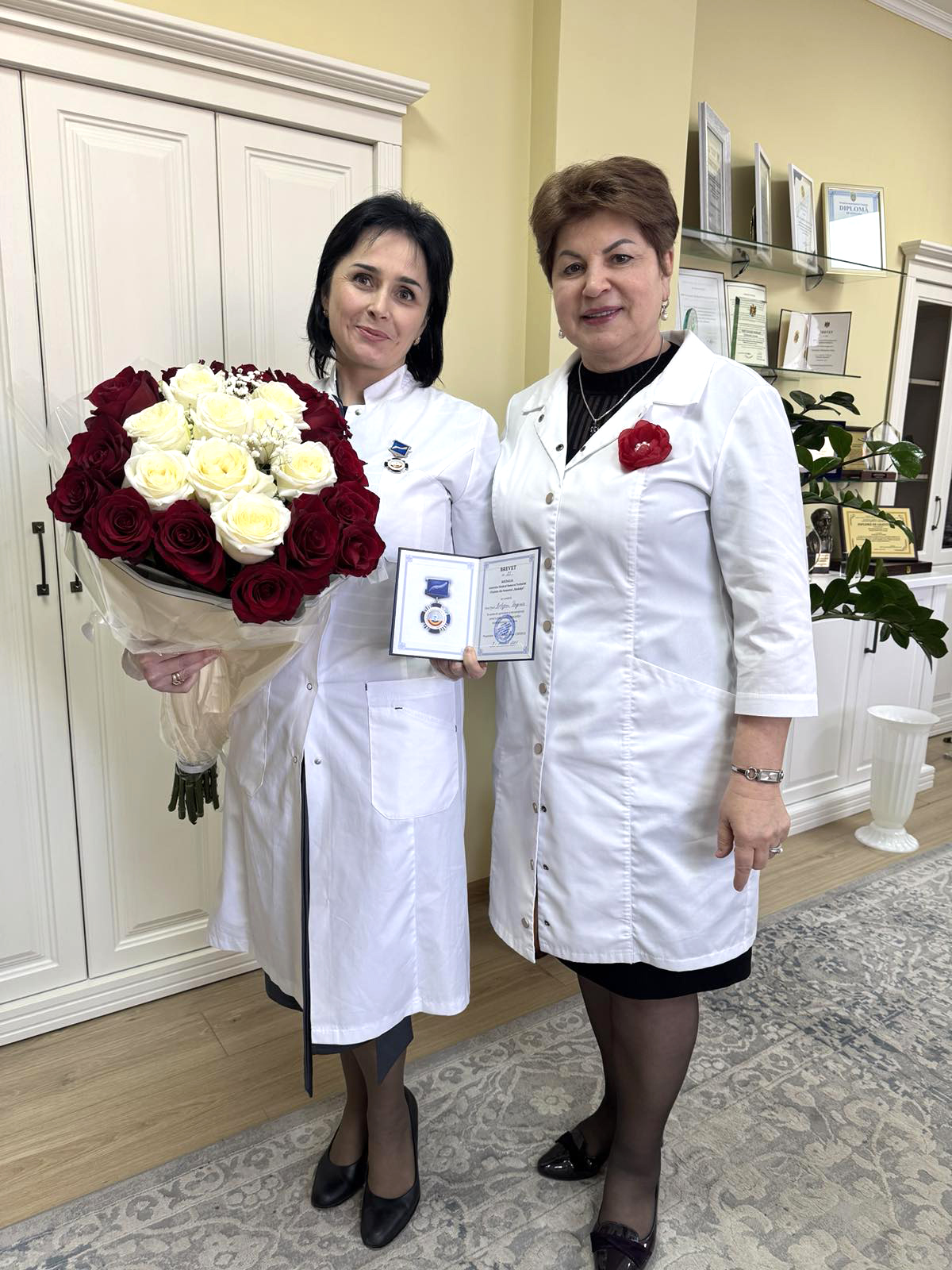 Inmanarea Medaliei Centrului Sindical Ramural Teritorial Chișinău din Domeniul „Sănătății”