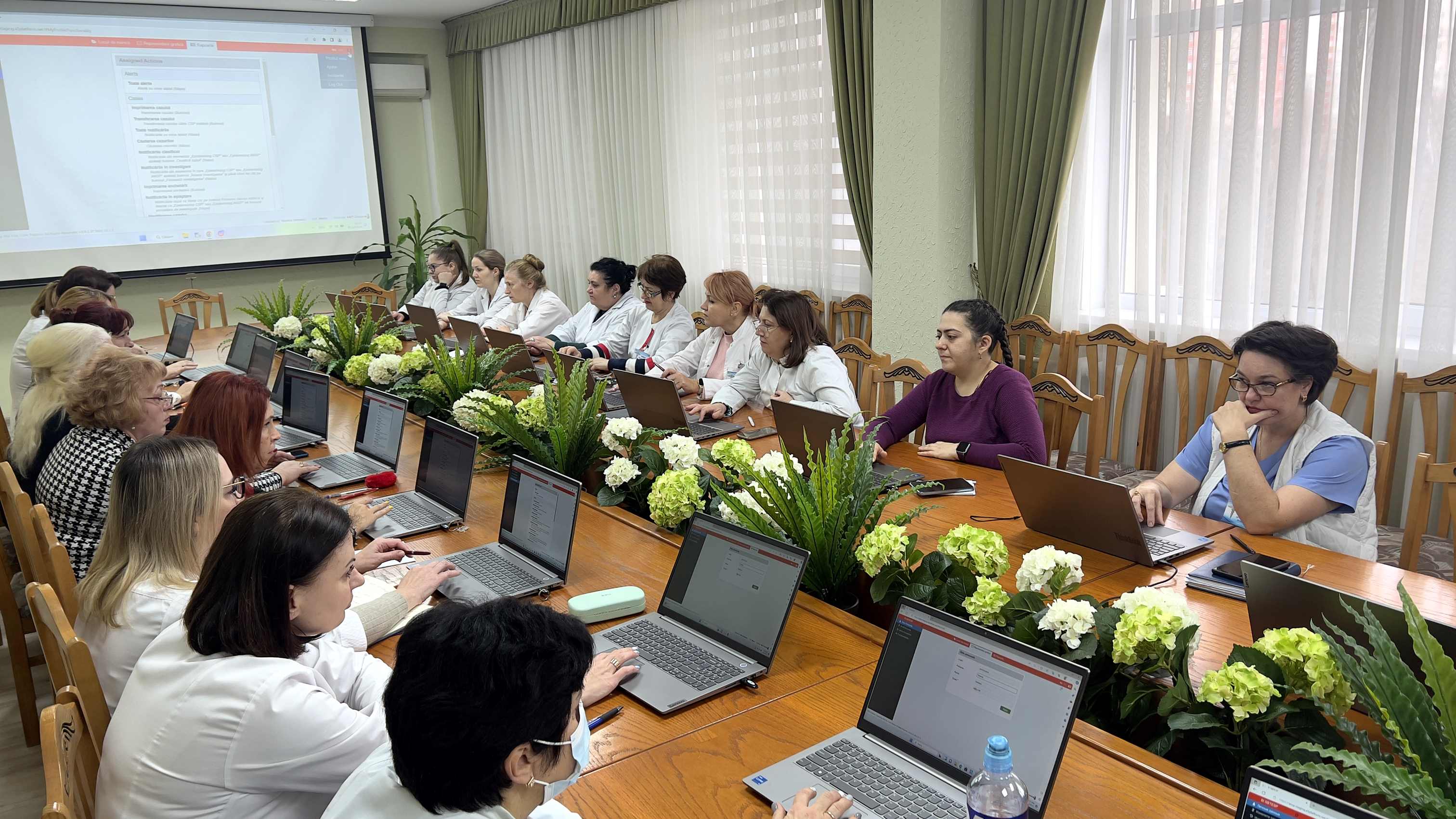 seminare practice pentru echipa medicului de familie cu privire la punerea în aplicare a Sistemului Informațional de Supraveghere a Bolilor Transmisibile și Evenimentelor de Sănătate Publică