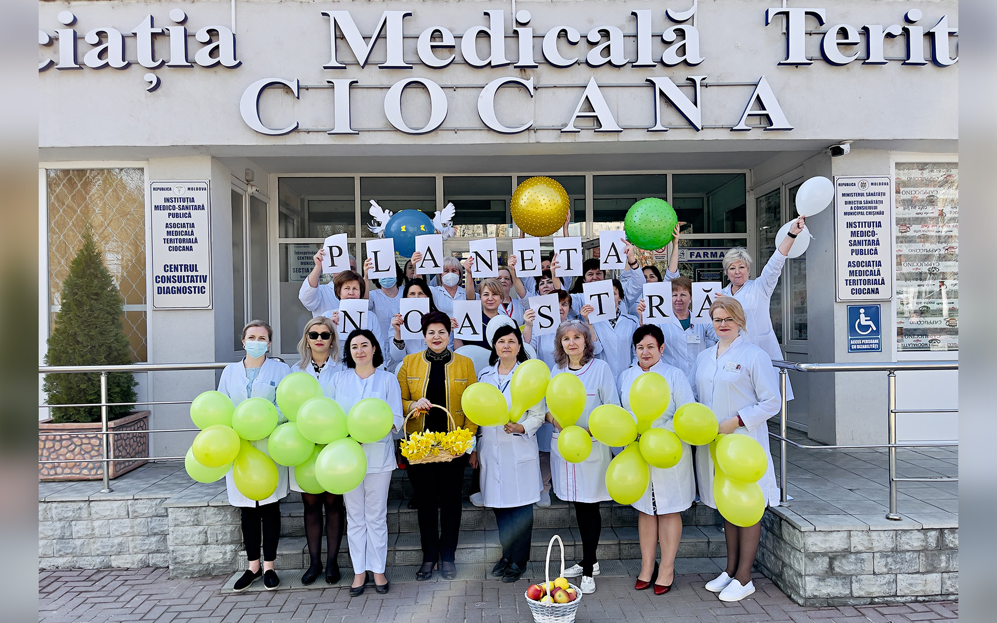 Flashmob in cadrul IMSP AMT Ciocana cu prilejul Zilei Mondiale a Sănătății 2022 