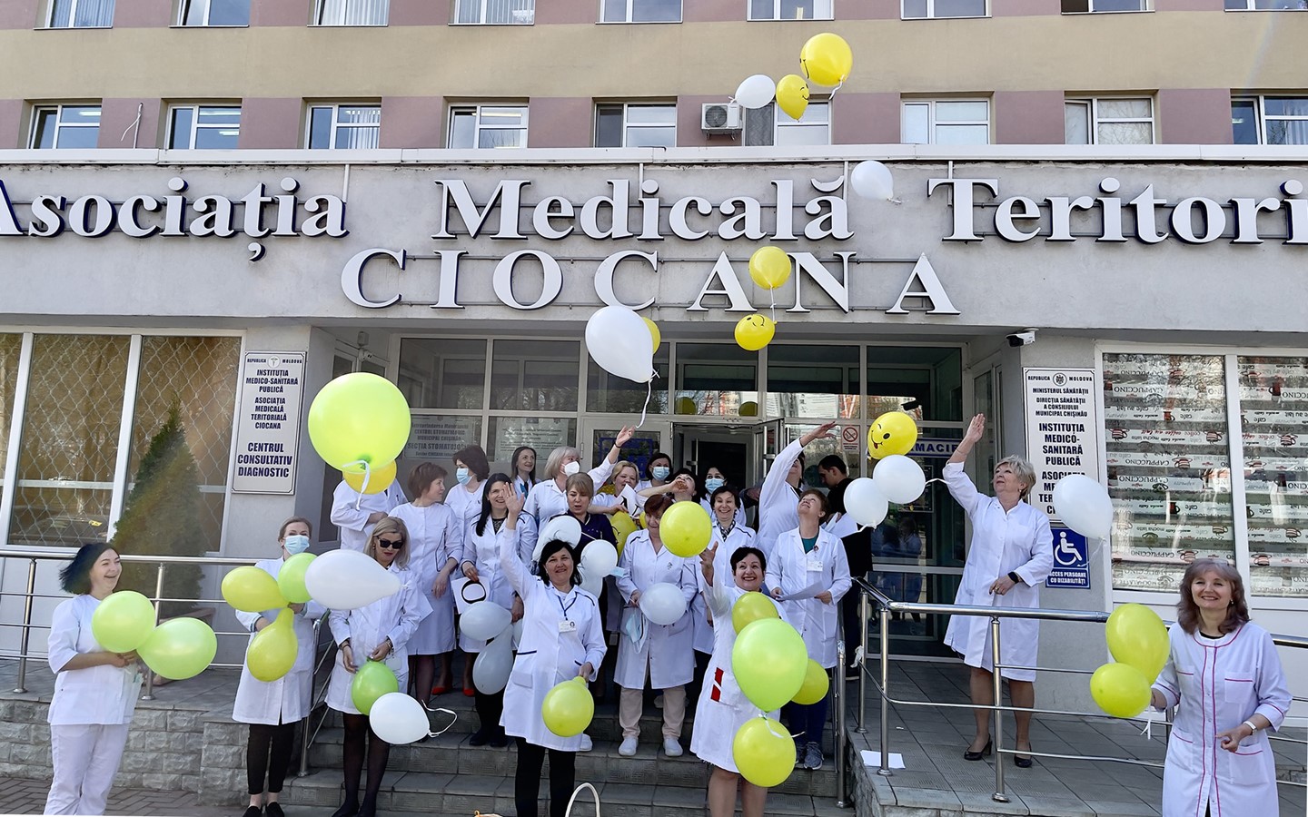 Flashmob in cadrul IMSP AMT Ciocana cu prilejul Zilei Mondiale a Sănătății 2022 
