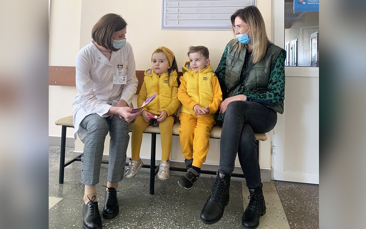 Flashmob in cadrul IMSP AMT Ciocana cu prilejul Zilei Mondiale a Sănătății 2022 