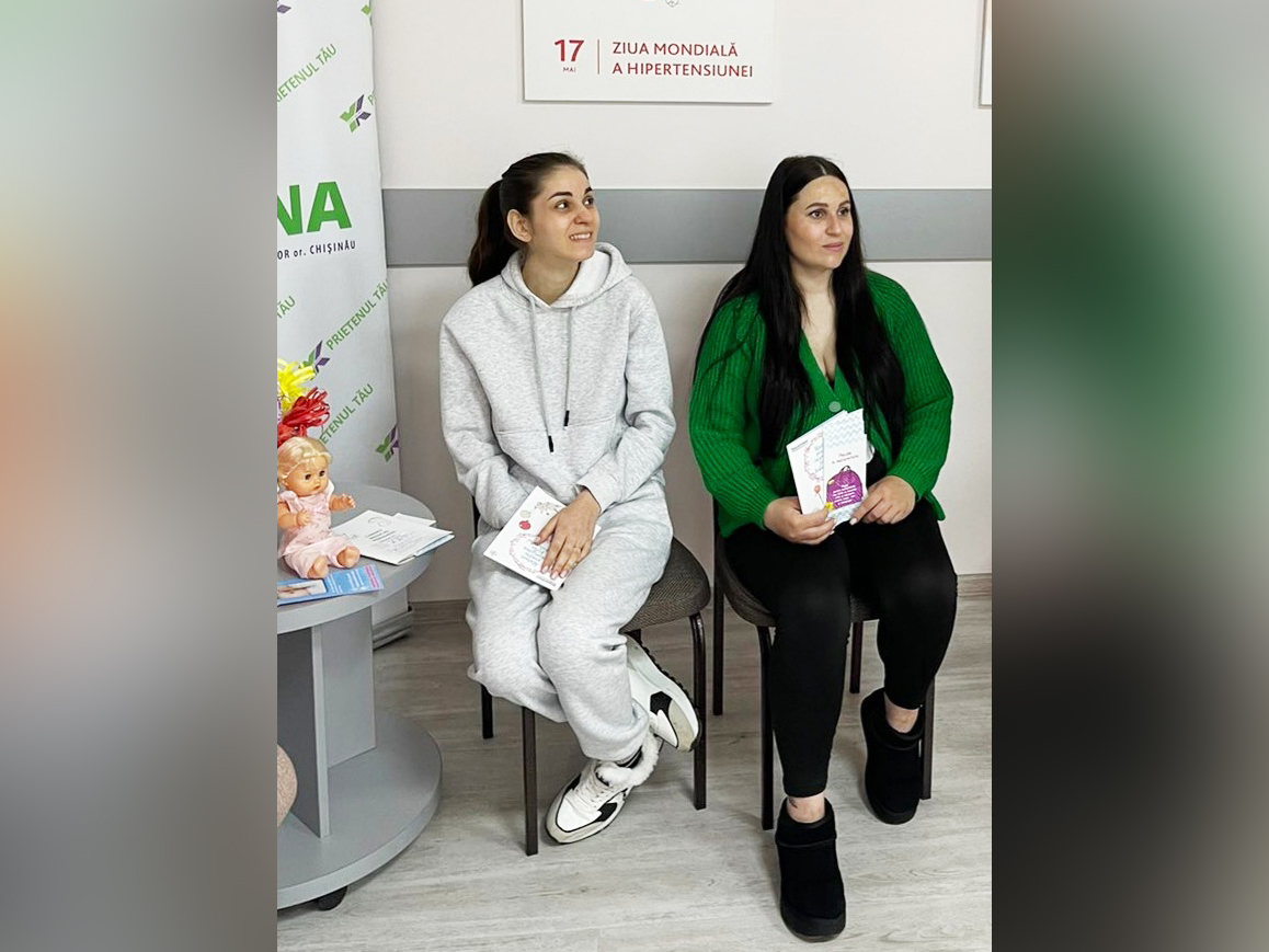 în cadrul IMSP Asociația Medicală Teritorială Ciocana au fost organizate activități de informare a gravidelor. În contextul Zilei Mondiale a Sănătății 