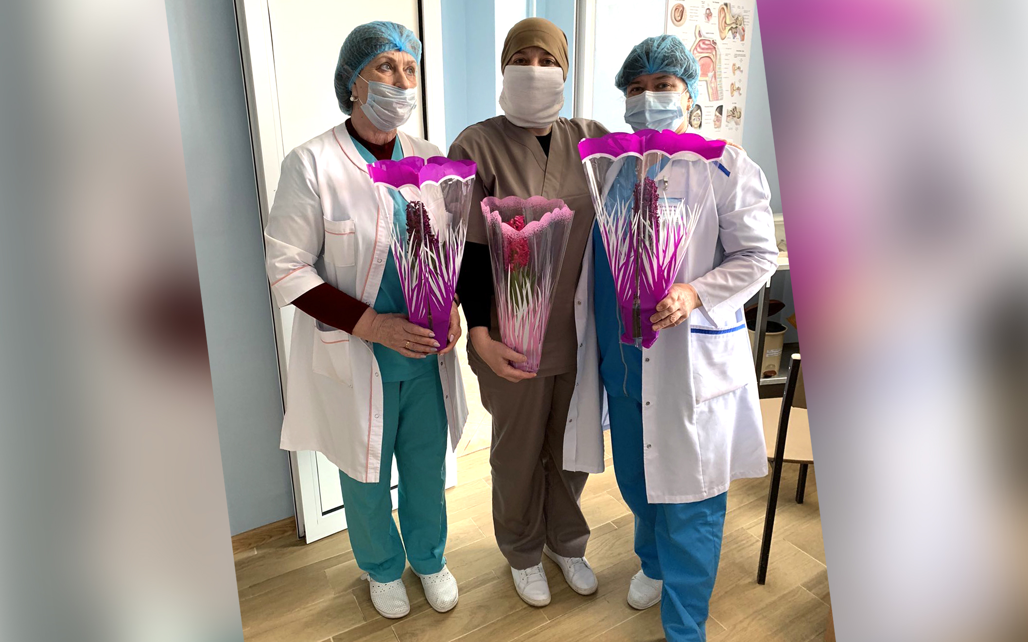  Cu prilejul de 8 martie 2023 - Comitetul Sindical a felicitat toate doamnele din cadrul IMSP AMT Ciocana