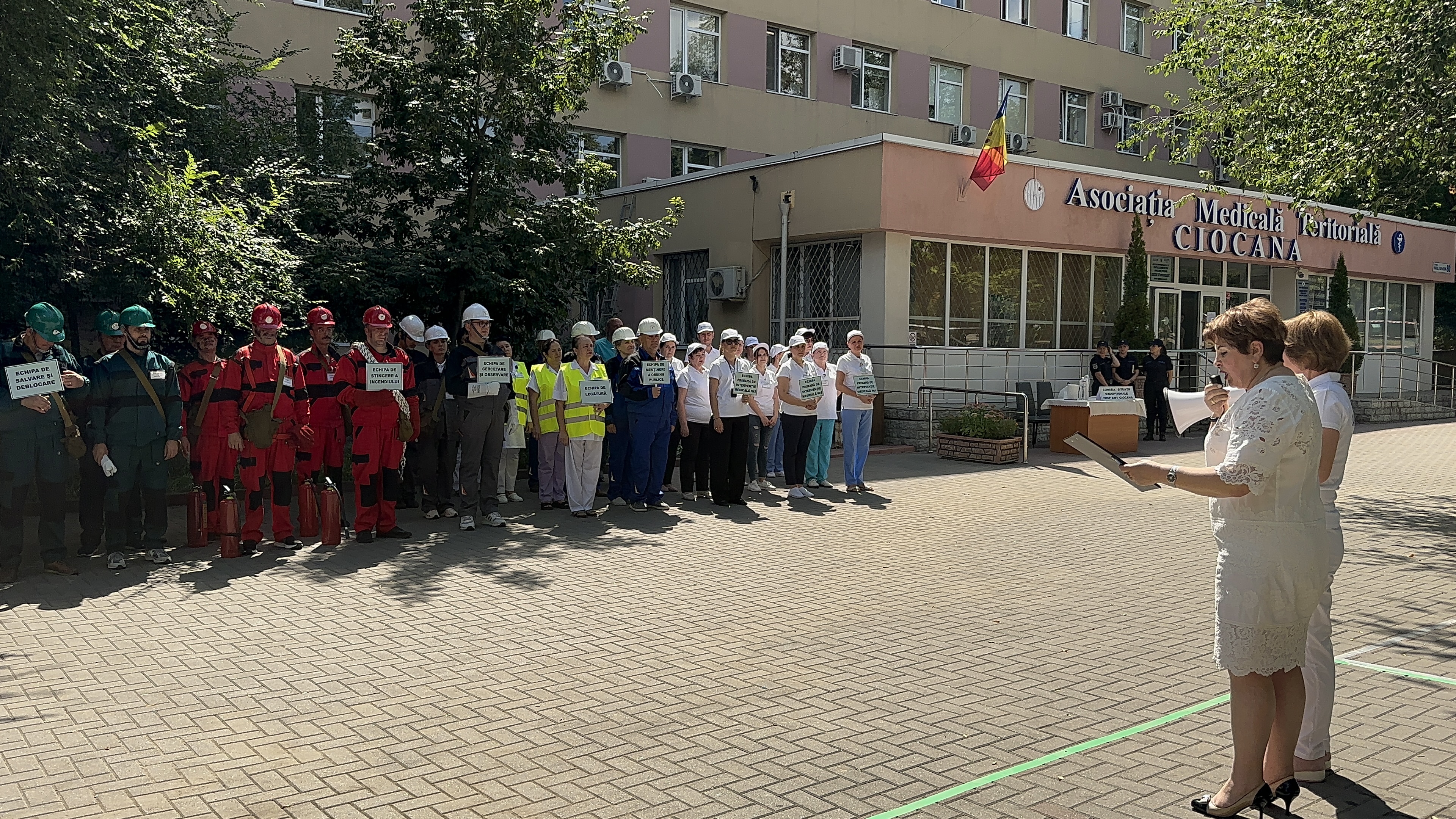 Efectuarea exercițiilor de Protecție civilă în cadrul IMSP AMT Ciocana