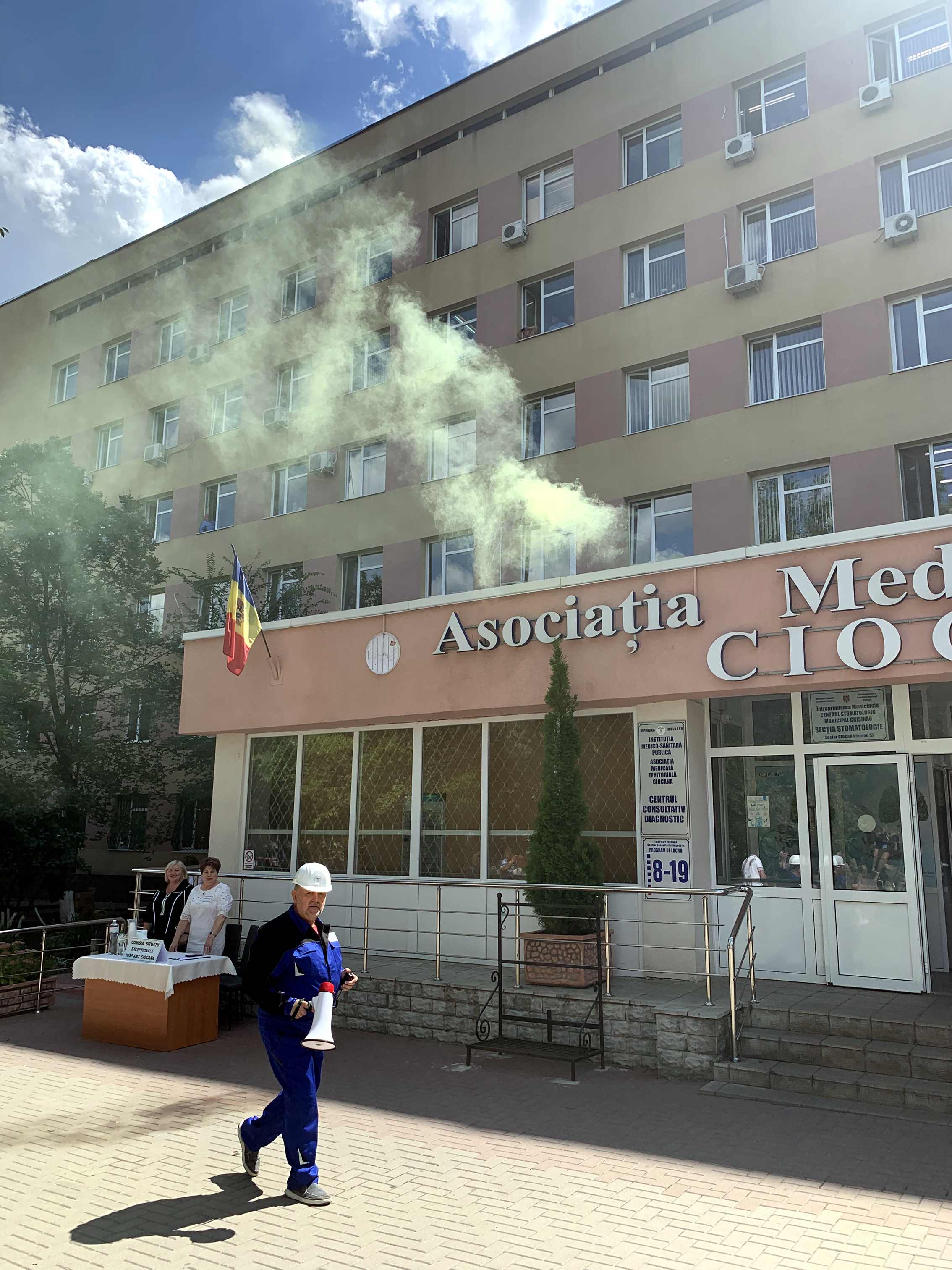 Efectuarea exercițiilor de Protecție civilă în cadrul IMSP AMT Ciocana