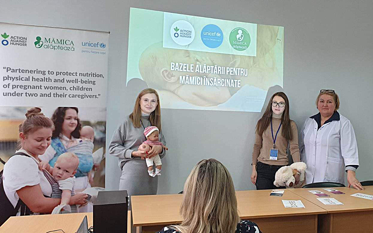 seminarul de instruire a gravidelor aflate la evidenta medicilor de familie 'Bazele alaptarii - pentru mamici insarcinate' 