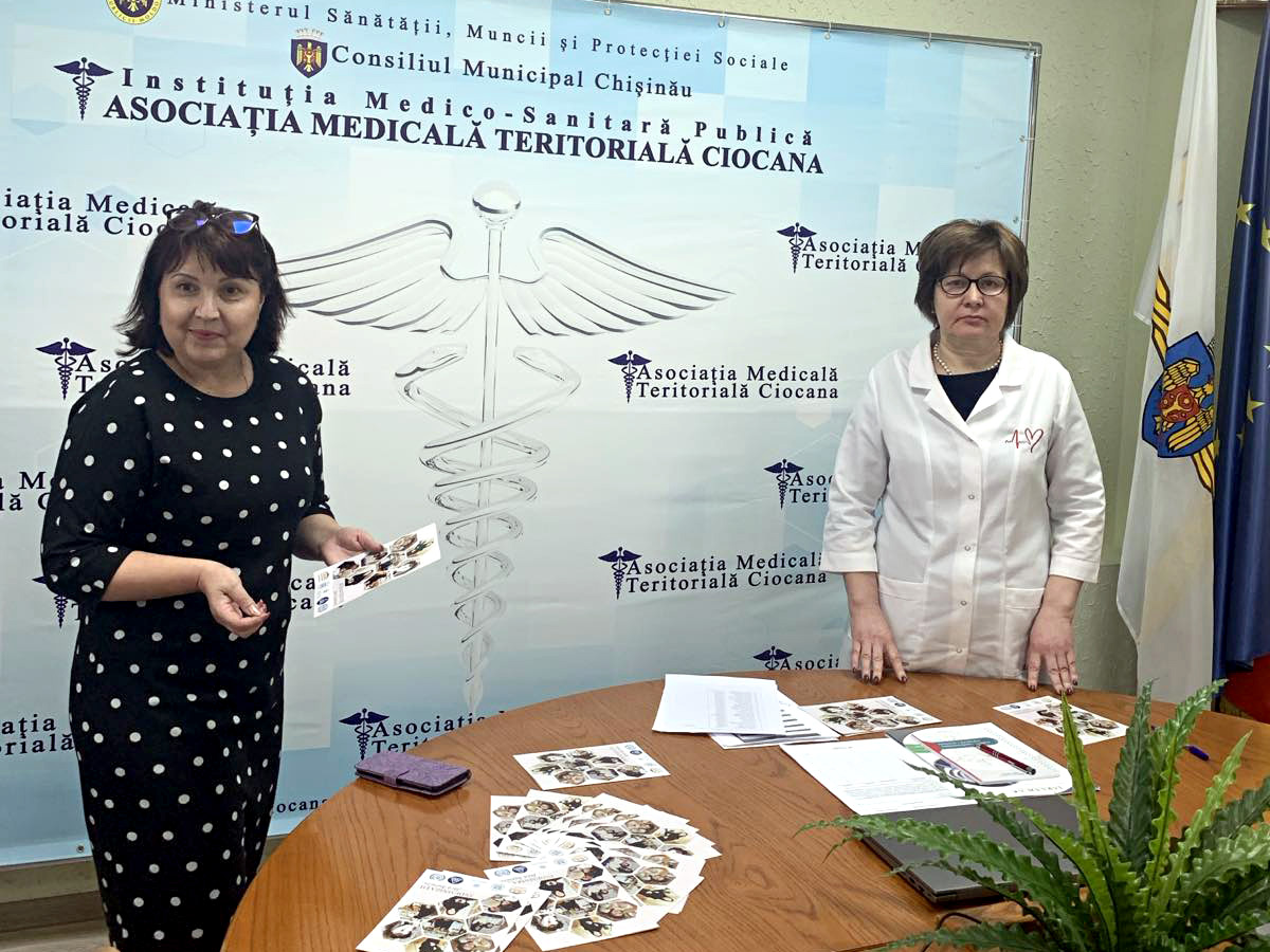 seminarul instruictiv personalul IMSP Asociația Medicală Teritorială Ciocana în cadrul Campaniei de informare Indemnizații fără bariere