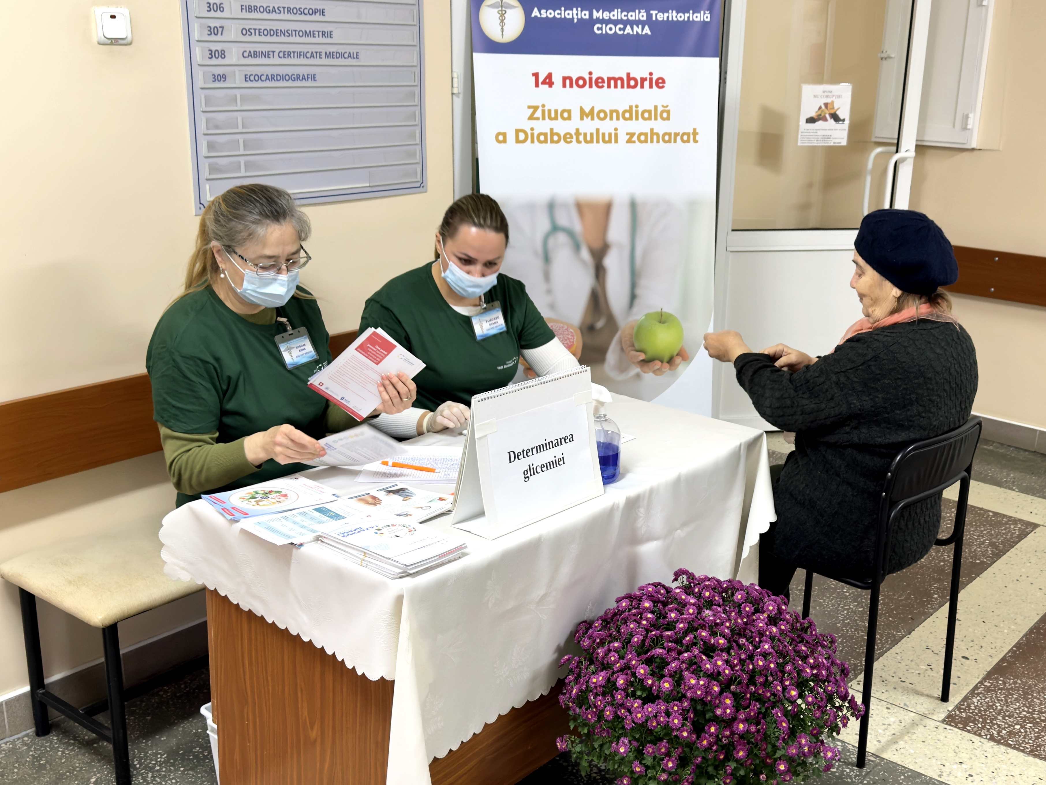 Ziua Mondială a Diabetului 2024 în cadrul IMSP AMT Ciocana
