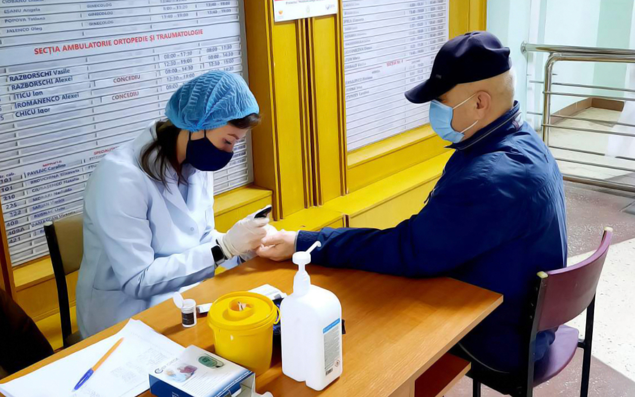 screening gratuit la diabet zahara IMSP AMT Ciocana