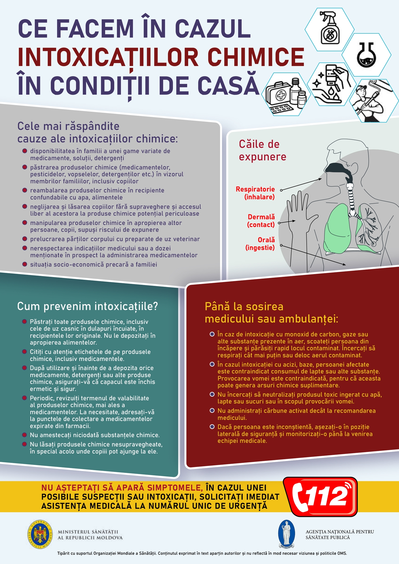 Săptămâna națională de prevenire a intoxicaţiilor acute neprofesionale exogene de etiologie chimică 