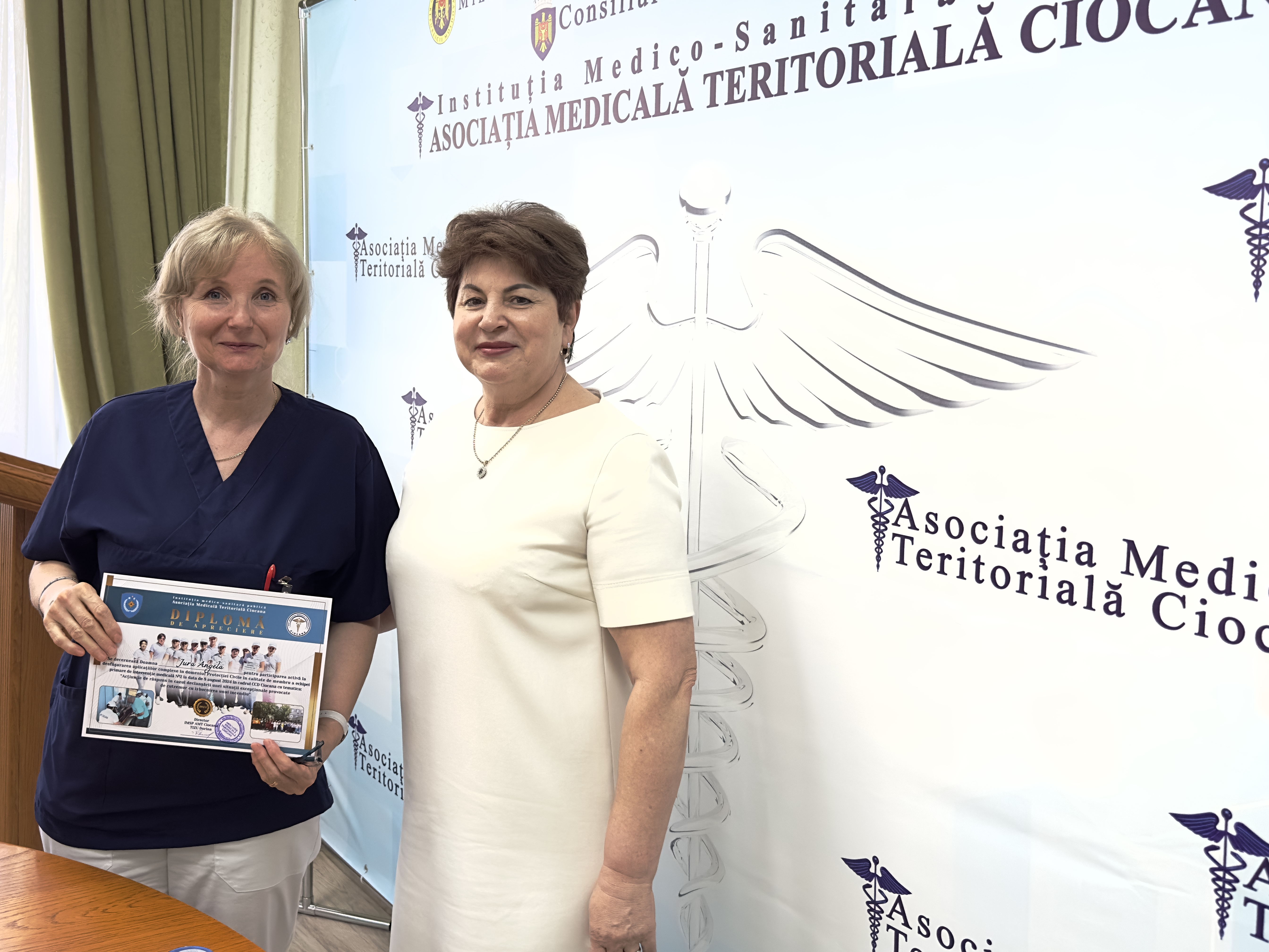 diplome de merit participantii implicati in exercitiul de simulare privind declansarea unei situatii exceptionale