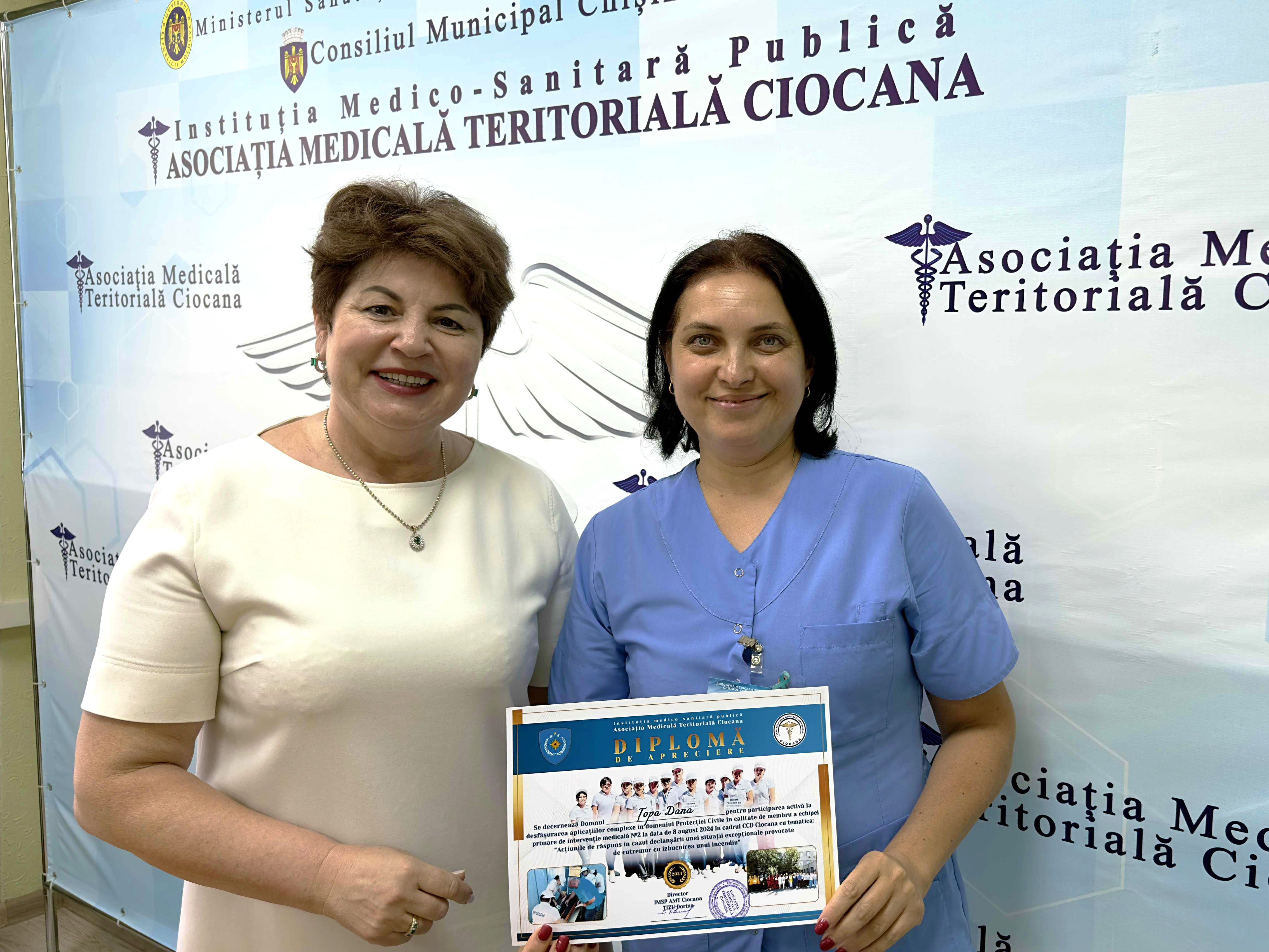 diplome de merit participantii implicati in exercitiul de simulare privind declansarea unei situatii exceptionale