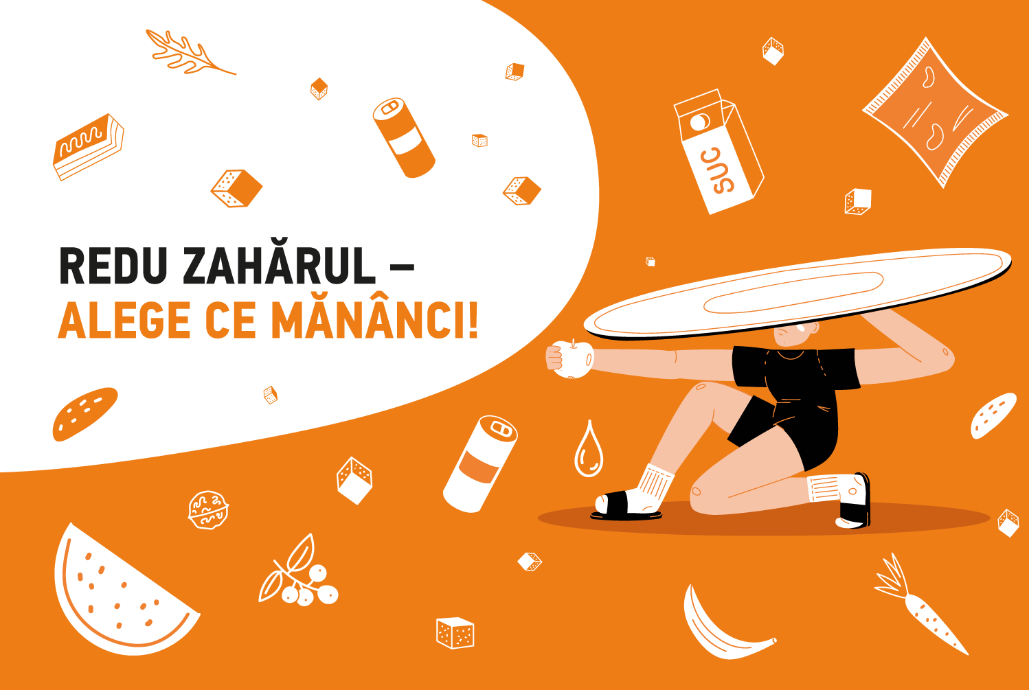 Redu zahărul – alege ce mănânci!
