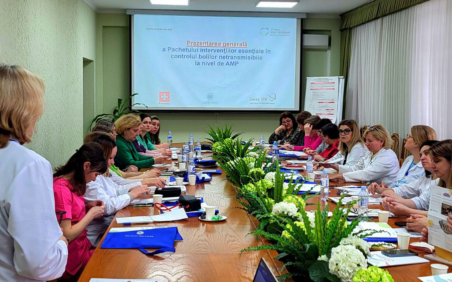 Atelier de instruire la locul de munca privind aplicarea Pachetului de interventii esentiale in bolile netransmisibile