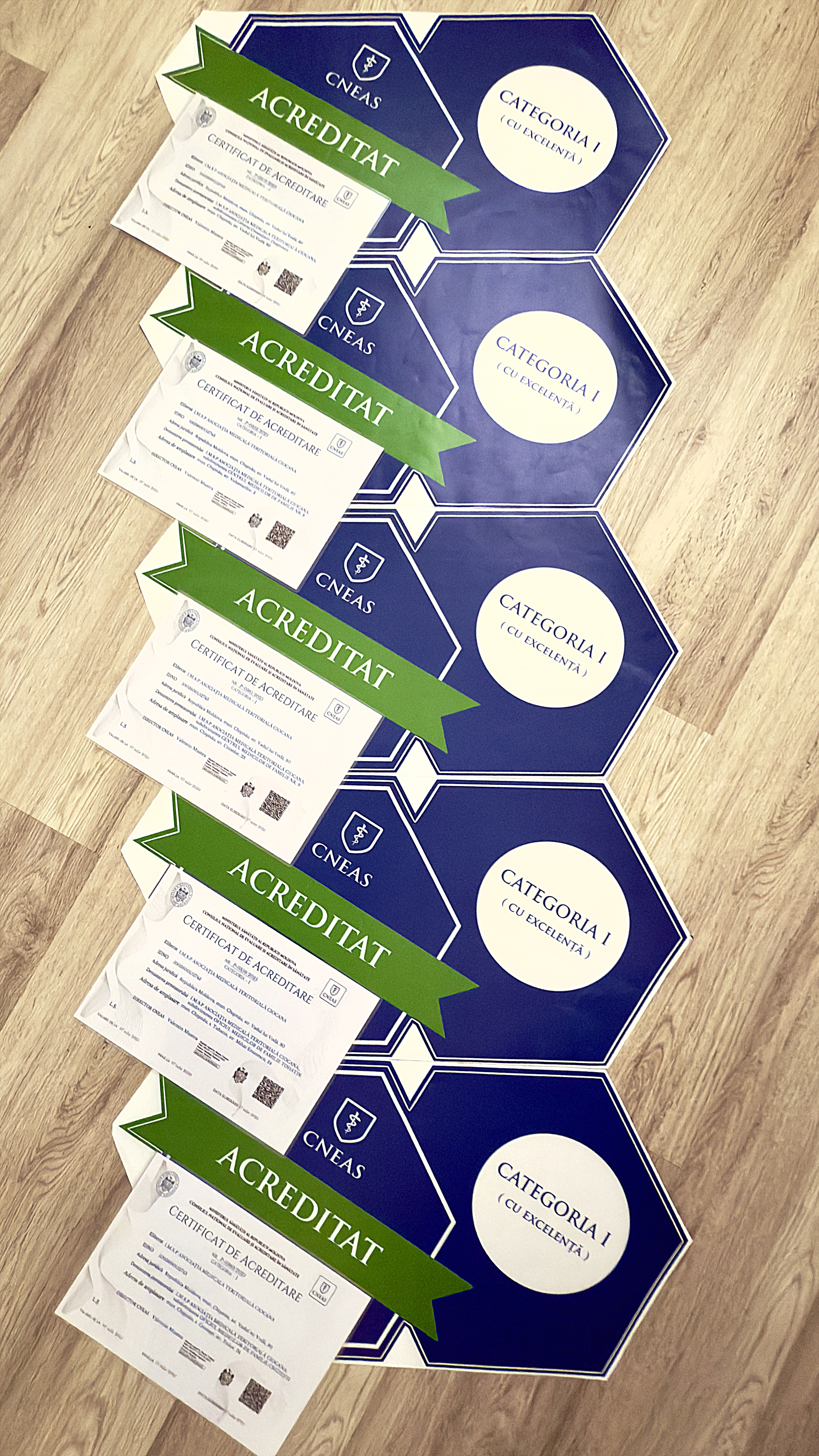 rezultatul procedurii de evaluare și acreditare în sănătate