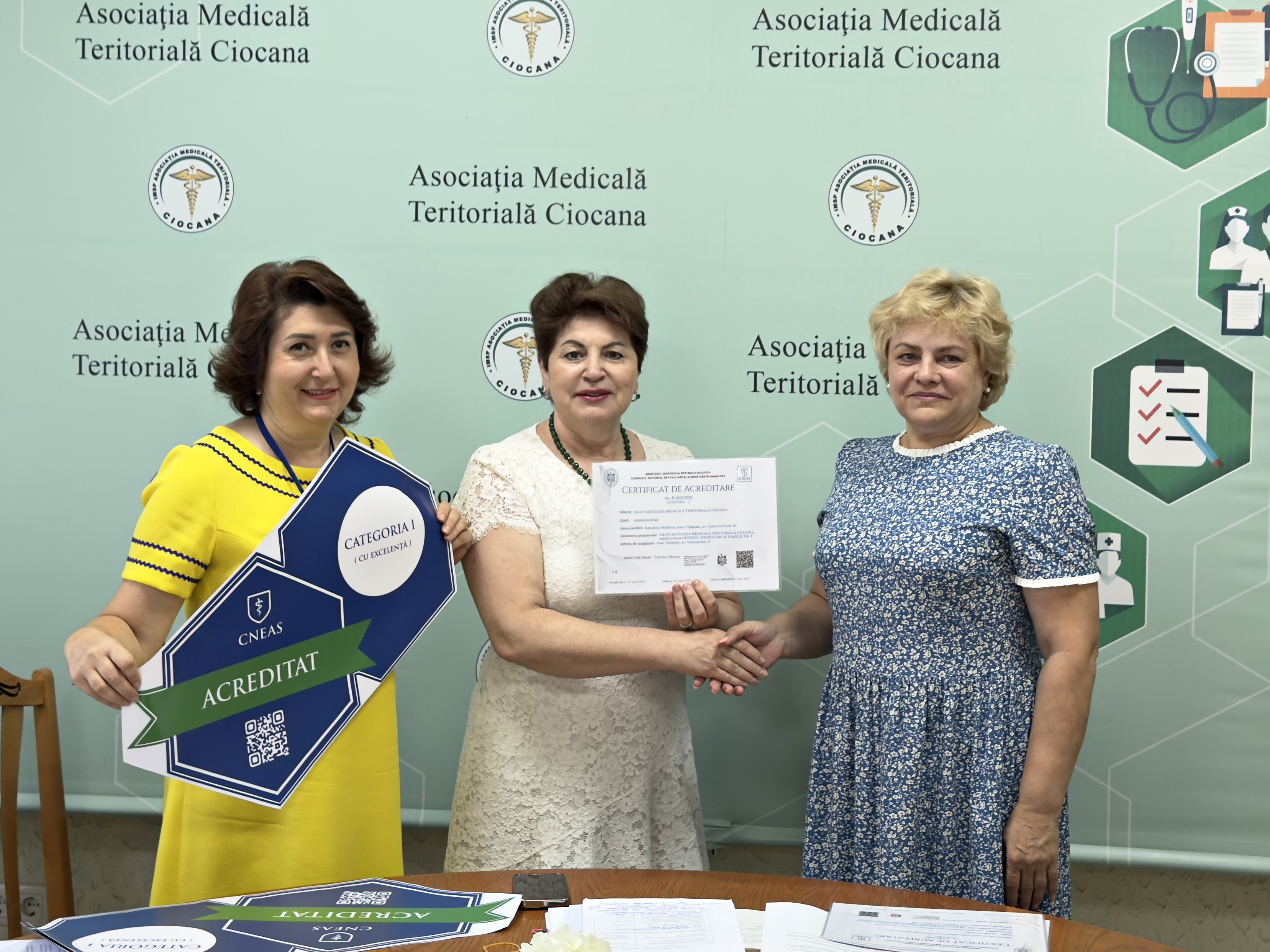 rezultatul procedurii de evaluare și acreditare în sănătate