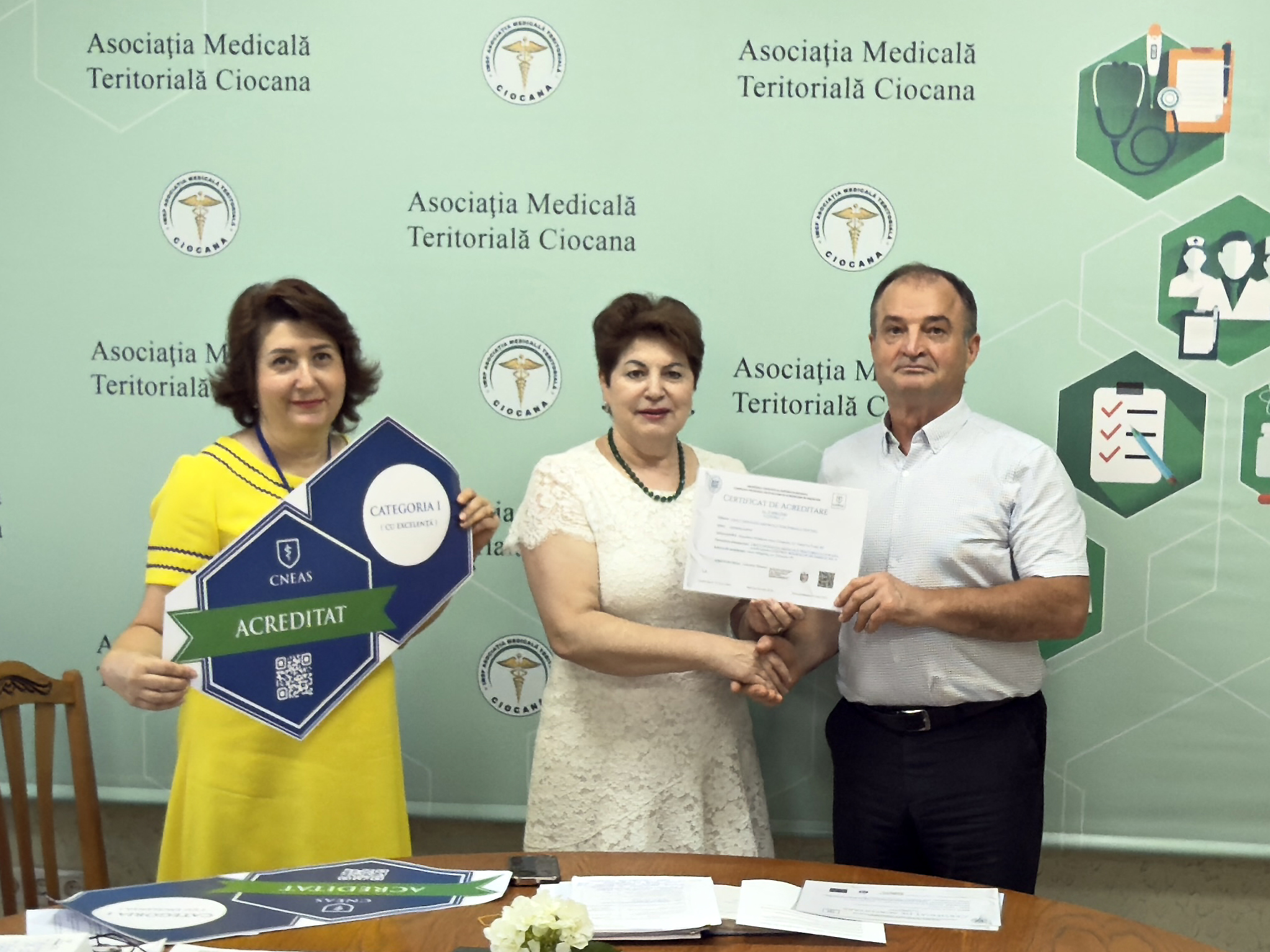 rezultatul procedurii de evaluare și acreditare în sănătate