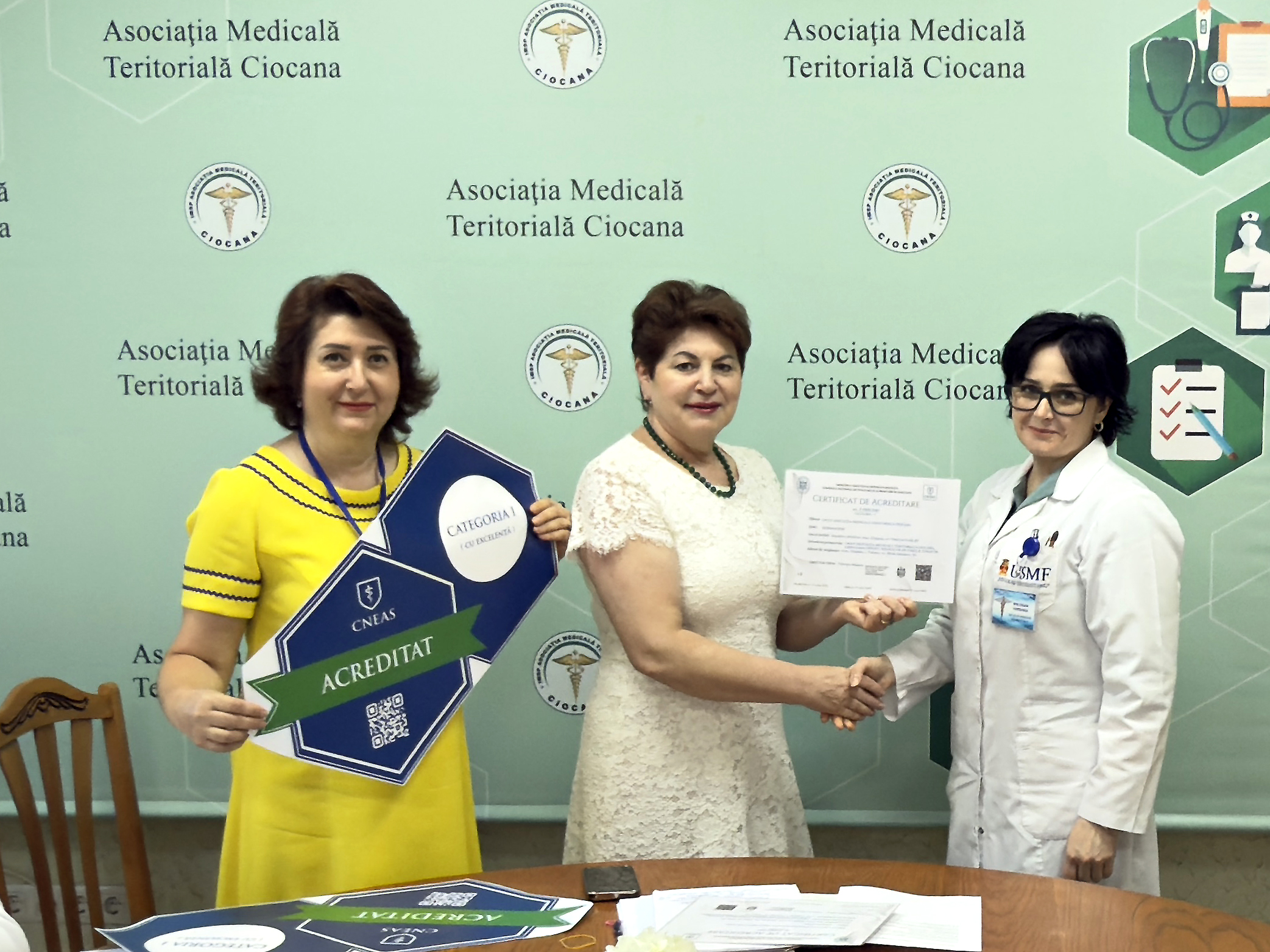 rezultatul procedurii de evaluare și acreditare în sănătate