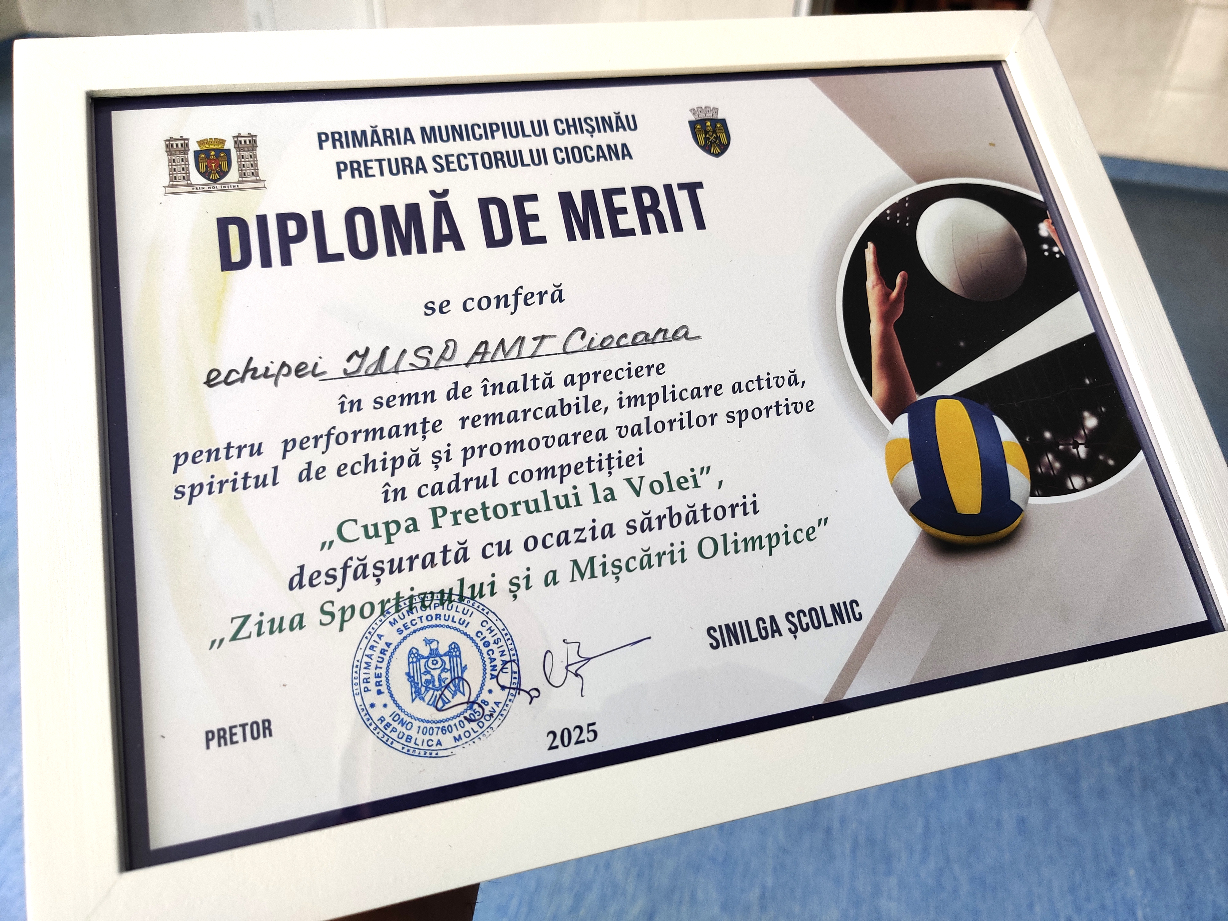 Ziua Sportivului și a Mișcării Olimpice Cupa Pretorului la Volei