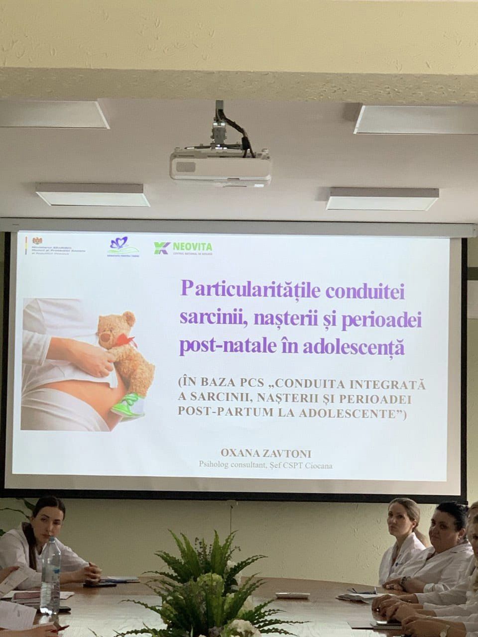 Atelier instructiv Conduita integrată a sarcinii, nașterii și perioadei post-partum la adolescente
