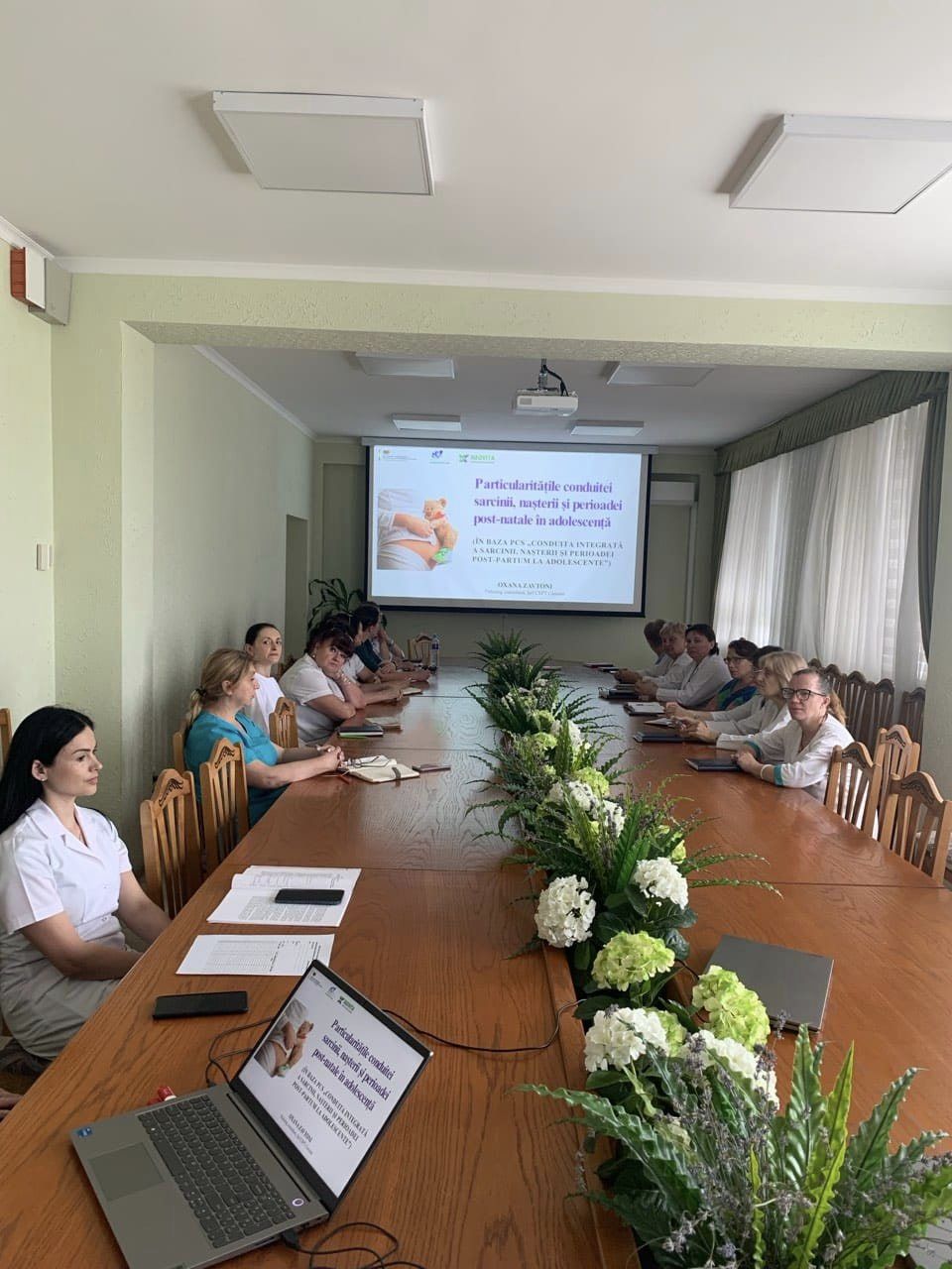 Atelier instructiv Conduita integrată a sarcinii, nașterii și perioadei post-partum la adolescente