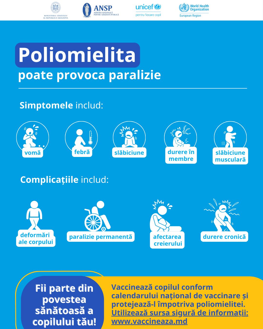 Vaccinurile salvează vieți la toate vârstele, contribuind la o viață calitativă pentru toate generațiile