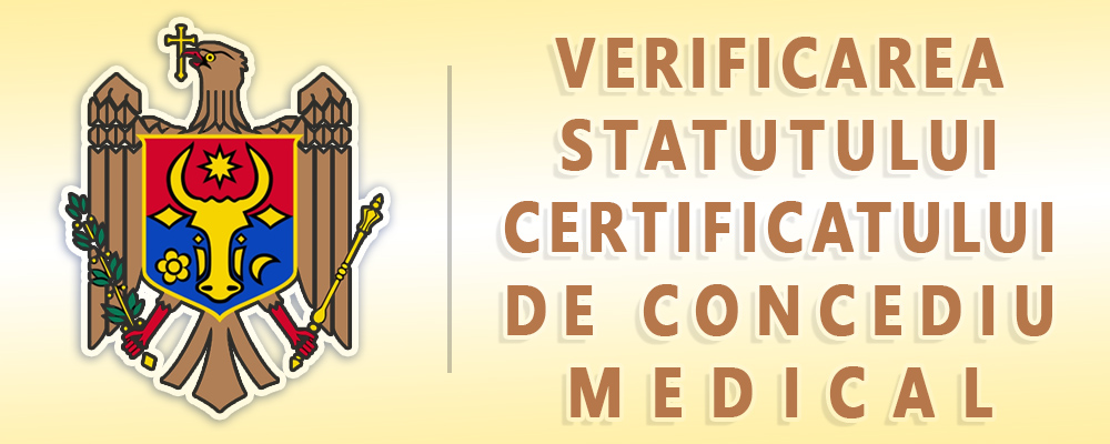 CNAS - Verificarea statutului certificatului de concediu medical